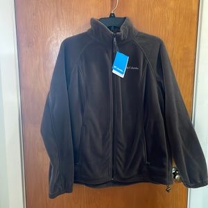 Chocolate brown Columbia fleece brand new